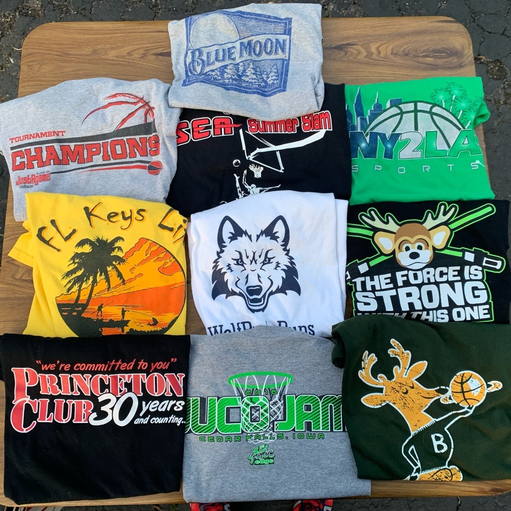 Graphic T-Shirt Lot (10 Tees)